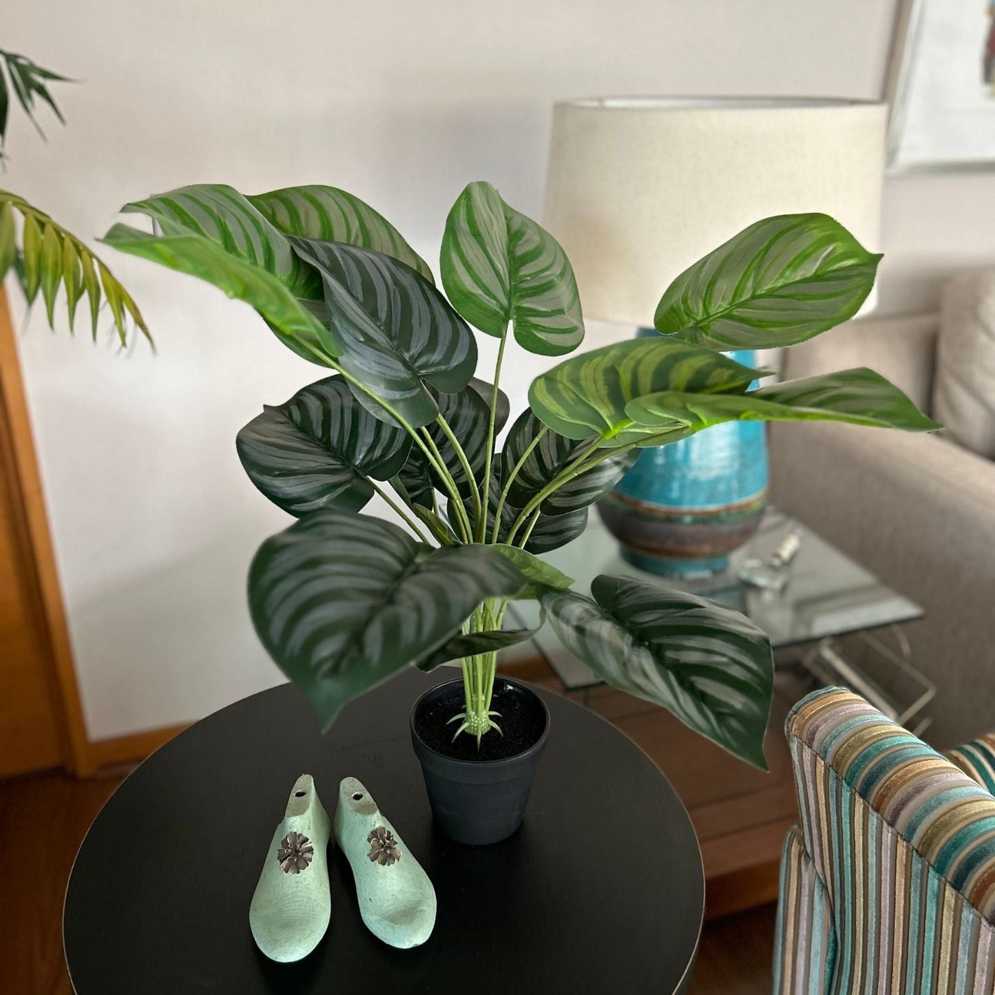 Planta artificial Aglaonema Verde 60 cm 18 hojas - Elsie Jardinería