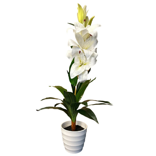 Planta artificial Azucena o Lilium 65 cm - Elsie Jardinería