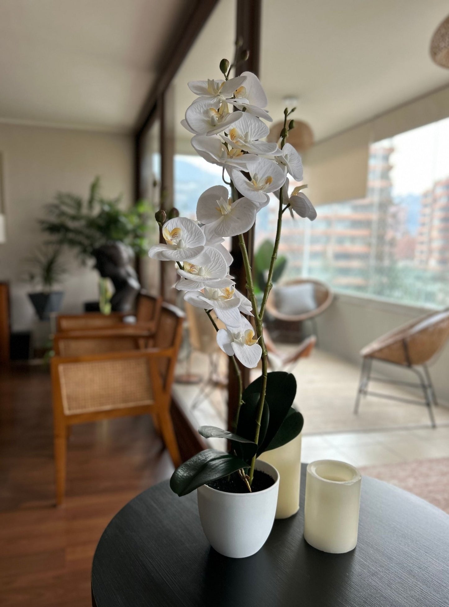 Planta artificial Orquidea 70 cm - Elsie Jardinería